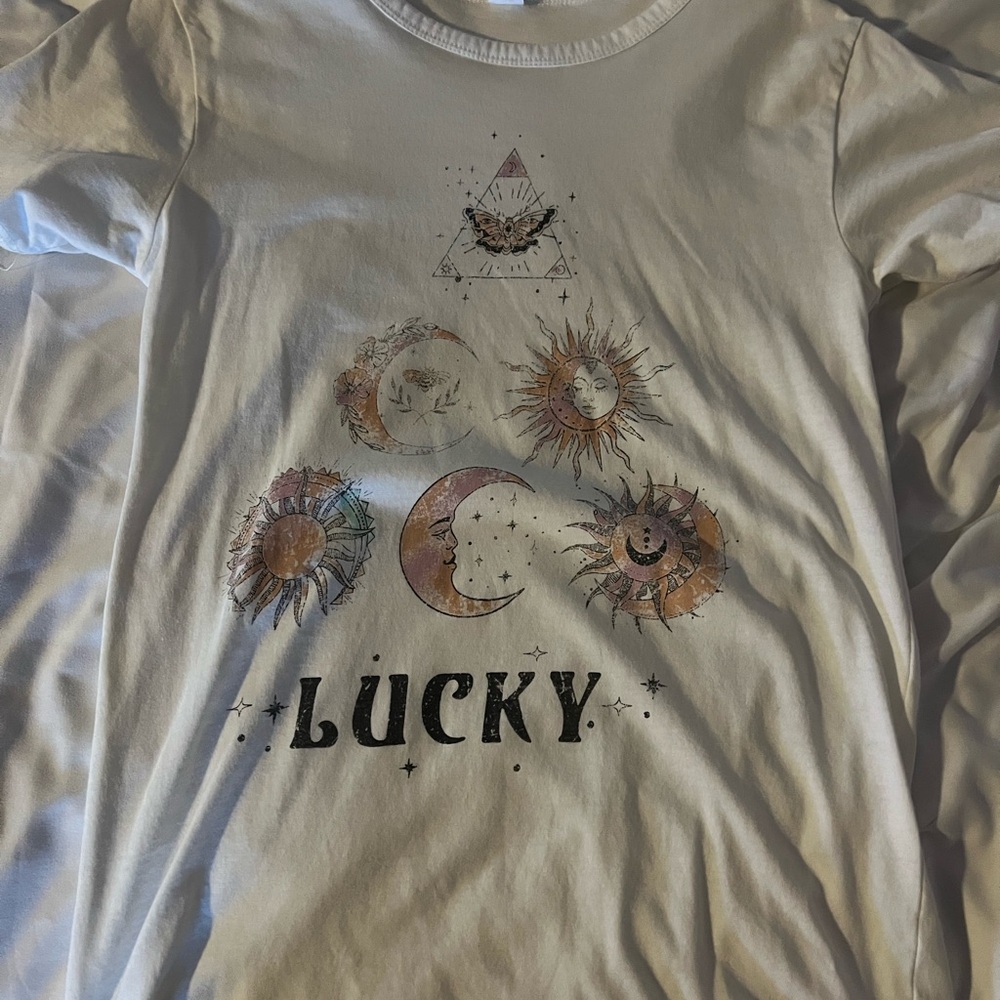 White Graphic short Sleeve Shirt
